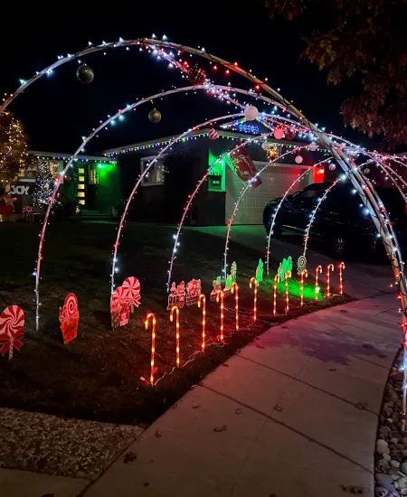 Building a Lighted Archway for Your Sidewalk or Entry