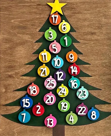 Creating a DIY Countdown to Christmas Display with Lights
