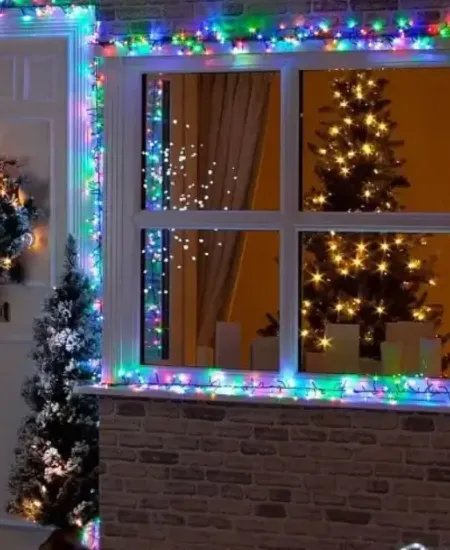 How to Hang Lights Around Windows and Doors Without Drilling