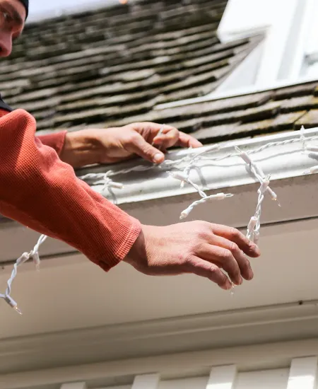 How to Mount Lights on Gutters Without Causing Damage