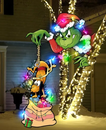 How to Paint and Light Your Own Holiday Lawn Characters
