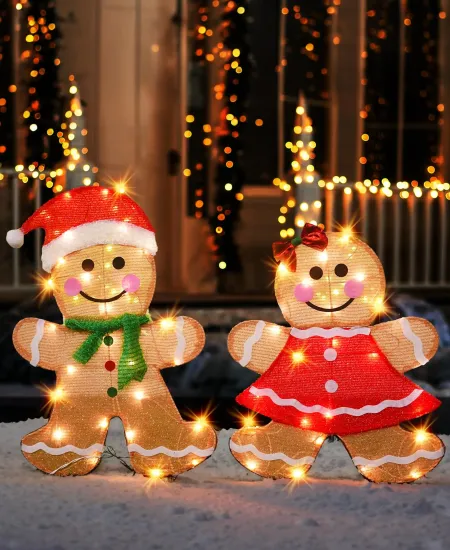 Reviewing Pre-Lit Holiday Lawn Decorations for Outdoor Displays