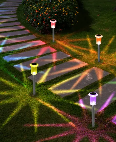Using Stakes to Line Driveways and Paths with Lights